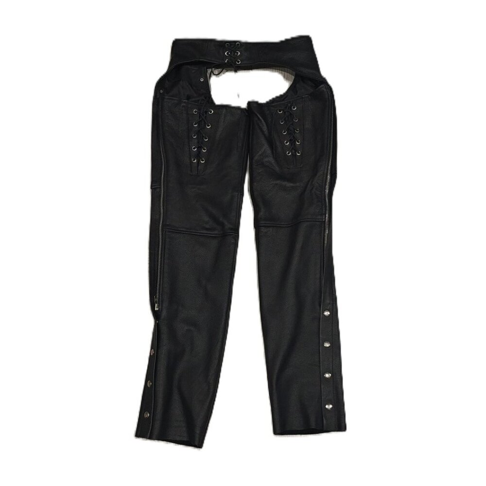 🔥 Milwaukee Leather XS Motorcycle Chaps – Excellent Condition 🔥